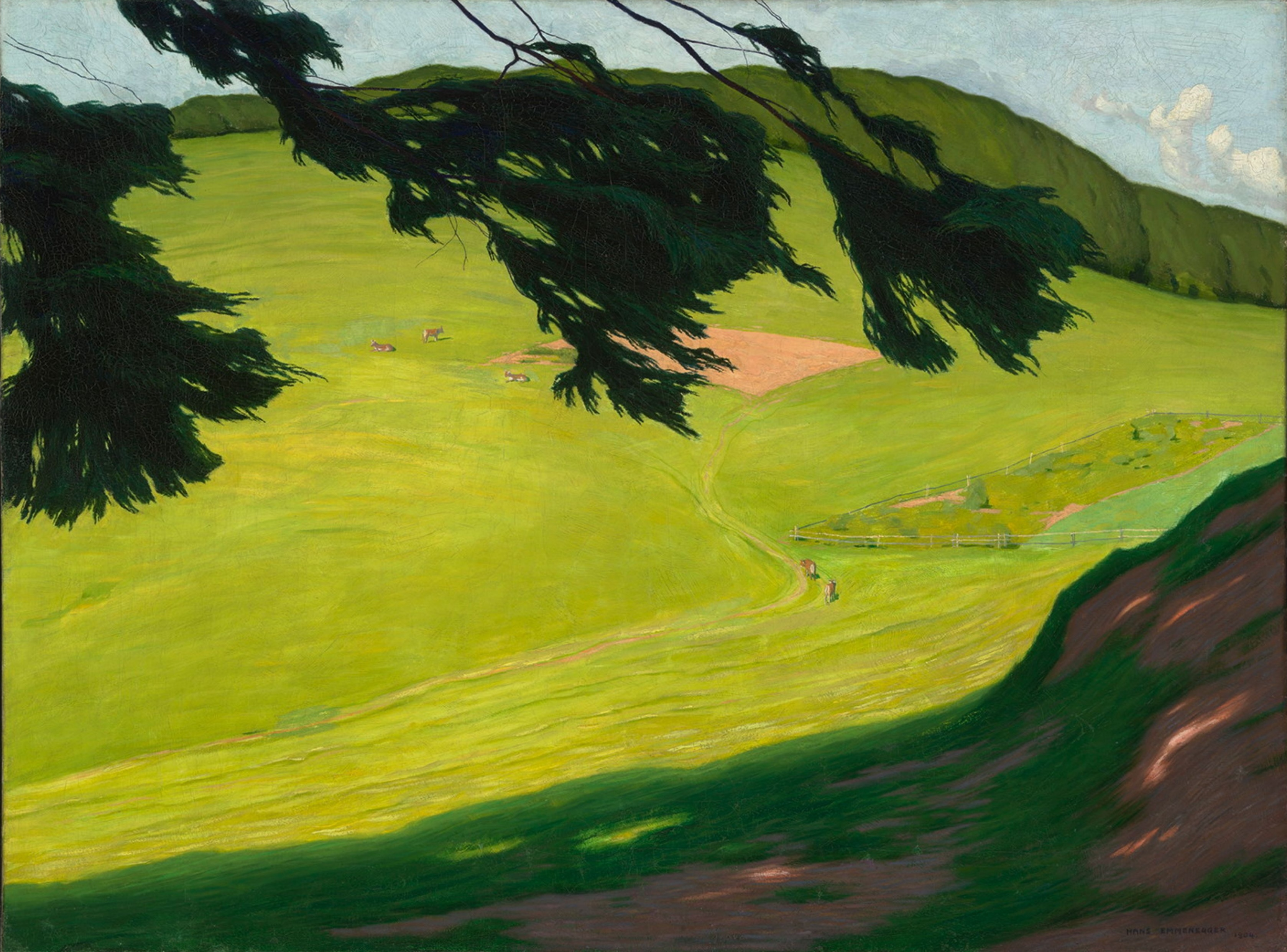 Hans Emmenegger, Sunny Meadow, 1904.